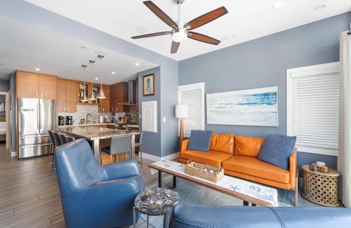 Mission Beach House | Modern beach home only 8 houses from the beach. Check out our new drone video!