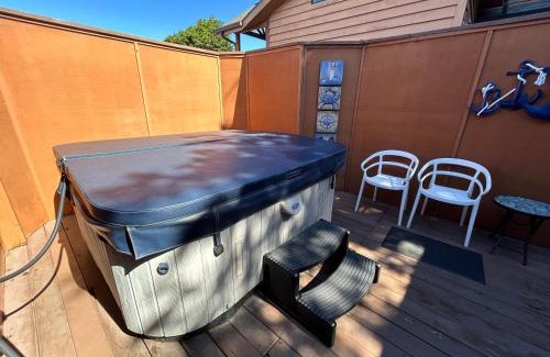 Smith River House | Modern Ocean Cabin 27 Stylish Kitchen & Jacuzzi