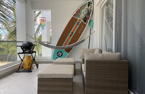 Bouvet Island Condo | New Luxury Condo: Private Beach Club with Breathtaking Ocean View in Dominicus