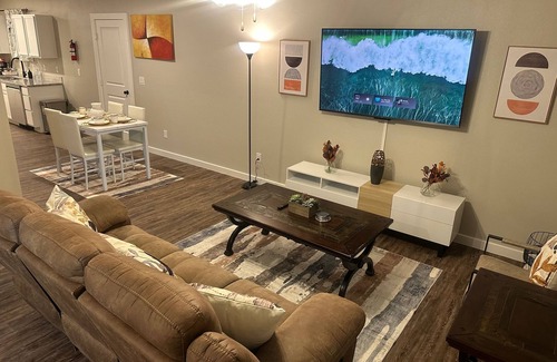 Odessa House | New Luxury Styled Cottage Home with TV in each room.