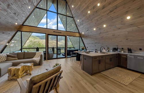 Sevierville Cabin | NEW Modern A-Frame w/Hot Tub!