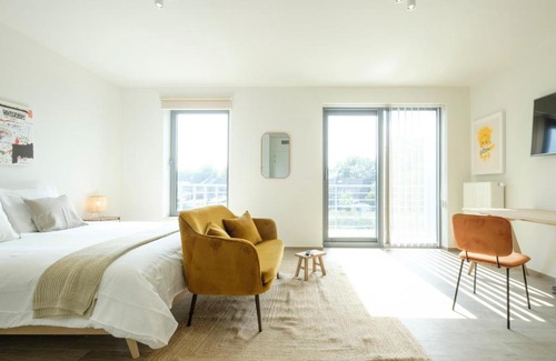 Cuesmes Apartment | Nice studios fully equipped near SHAPE area