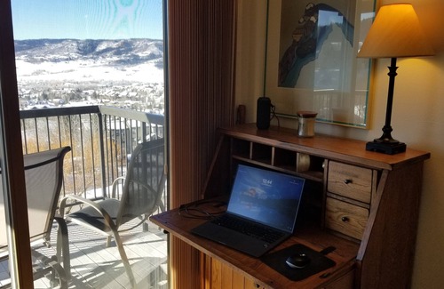 Steamboat Springs Condo | No-joke View, A/C, Remodeled, Free Ski Shuttle, Stocked Kitchen, Super Clean!