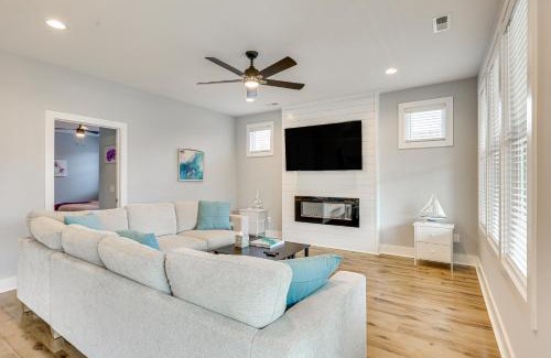 Tranquil Harbour House | Oak Island Coastal Home with Covered Deck!