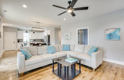 Tranquil Harbour House | Oak Island Coastal Home with Covered Deck!