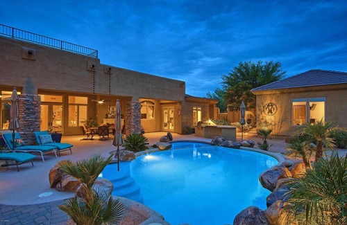 Pinnacle Peak House | Oasis In The Desert Near Prestigious Boulders with Heated Pool, all on One Floor