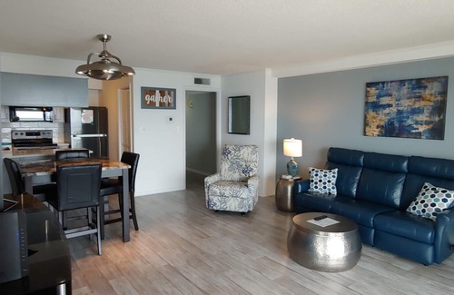 Ocean Drive Condo | OCEAN BLISS! Beautiful updated deluxe oceanfront condo with large balcony