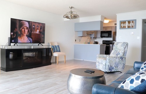 Ocean Drive Condo | OCEAN BLISS! Beautiful updated deluxe oceanfront condo with large balcony