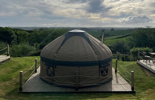Looe RV Rental | Orchard View Yurt near Looe & Coastal Path