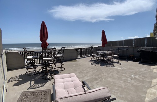 North Wildwood House | Panoramic Ocean Views, 2 Large Decks, and Direct Beach Access!