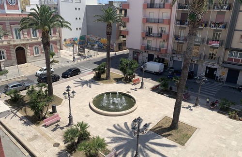 Margherita di Savoia Apartment | Penthouse in the town's pricipal square. Close to the sea to the spa to shopping