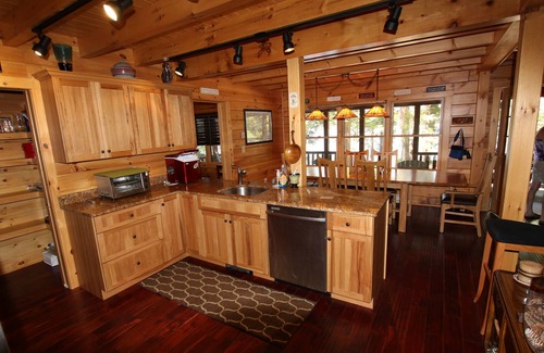 Gilford House | Perfect Family Retreat! Secluded Island "Rustic Luxury" log home on Mark Island