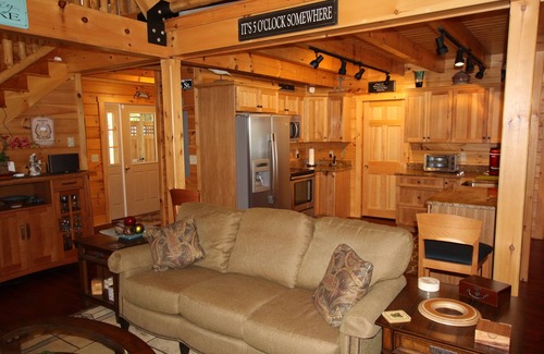 Gilford House | Perfect Family Retreat! Secluded Island "Rustic Luxury" log home on Mark Island