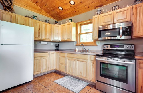 Iron River Cabin | Pet-Friendly Iron River Cabin with Fire Pit!