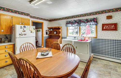 Sanborn House | Pioneer-Era Retreat in Sanborn w/Museum Access