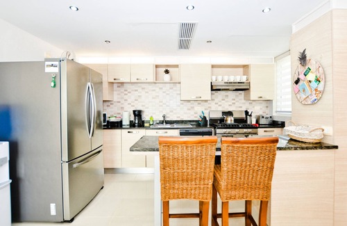 Bavaro Condo | Playa Turquesa - B-201 - Premier Beachfront Ocean & Garden View - 80mbps Wifi