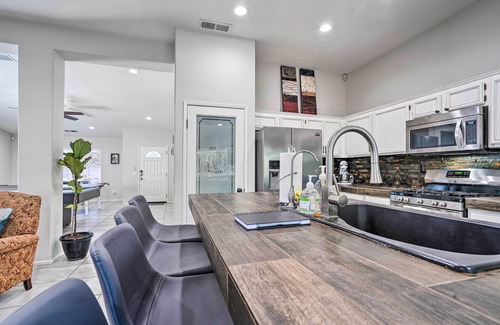 Indio Cottage | Pool & Game Room: Pet-friendly Indio Retreat