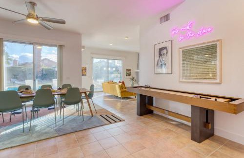 Bermuda Dunes House | Pool Hot Tub Yard Games Chic Midcentury Design Painted Sand by AvantStay
