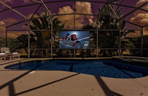 Haines City Villa | POOLSIDE CINEMA Disney Pool Villa - Theatre/Arcade/Jurassic Park/Minions!