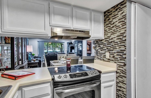 Desert Shores Apartment | Poolside Luxury, Ground Level, 3 Bedroom Condo