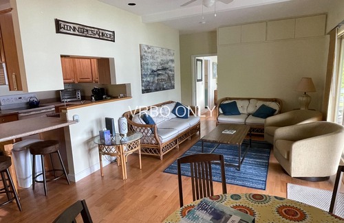 Gilford Cottage | Prime, private waterfront property on Winnipesaukee w/ample docking and parking