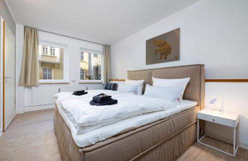 Innenstadt - Sankt Ulrich-Dom Apartment | Primero City-Loftdomizil I 84qm Innenstadt Rathaus I Gemeinschaftsterrasse 6 P