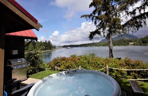 Ucluelet House | Private Oceanfront Cabin With Hot Tub Doc Holiday Cabin
