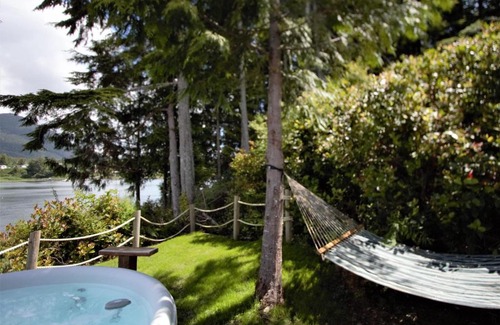 Ucluelet House | Private Oceanfront Cabin With Hot Tub Doc Holiday Cabin