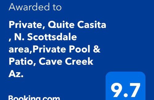 Pinnacle Peak Apartment | Private, Quite Casita , N. Scottsdale area,Private Pool & Patio, Cave Creek Az.