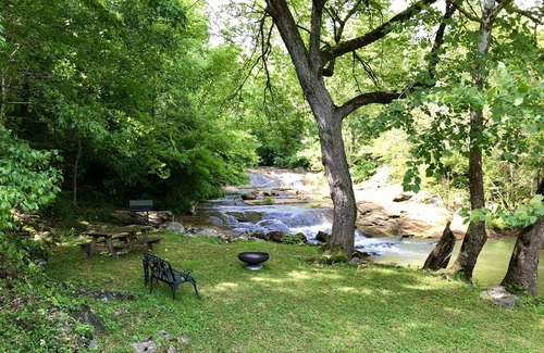 Dandridge Cabin | Private Waterfalls on 3 Acres. A Creekside Smoky Mtn Retreat - Read Our Reviews!