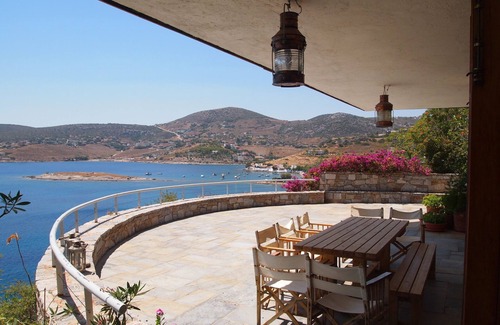 Daskalio Villa | Private Waterfront Stone Villa, Swimming pool, Vast gardens, and Amazing views