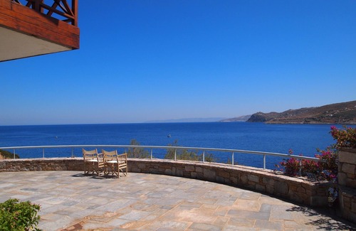 Daskalio Villa | Private Waterfront Stone Villa, Swimming pool, Vast gardens, and Amazing views