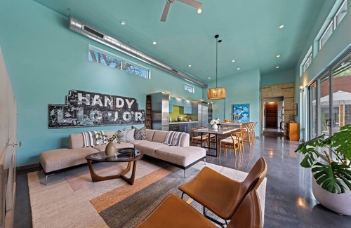 Fredericksburg House | Published in DWELL! The ART House! Private, In-Town, POOL, a rare find!