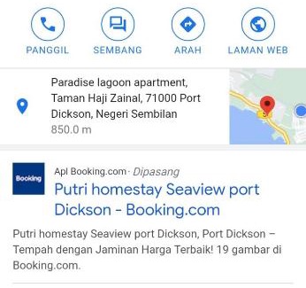 Taman Haji Zainal Apartment | putri Homestay seaview Pd