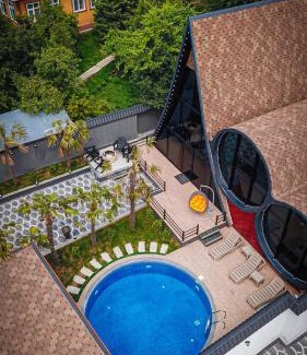 Gabala Villa | Qafqaz Rolling Bungalow HOT POOL