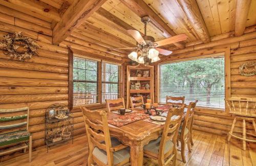 Inverness House | Quiet Inverness Log Cabin with Furnished Deck!