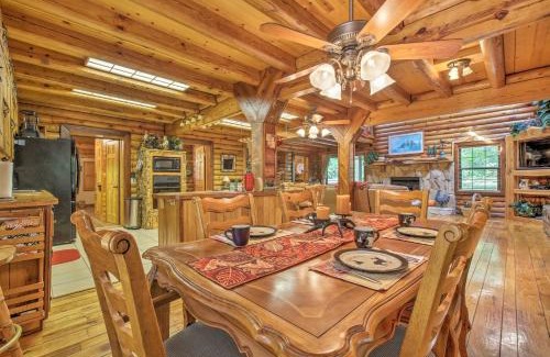 Inverness House | Quiet Inverness Log Cabin with Furnished Deck!