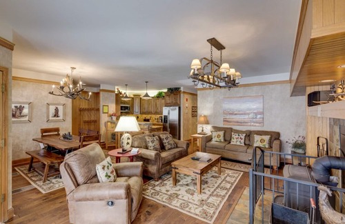 Mountain House Condo | Quiet Location, Private Indoor Hot Tub w/Mountain Views, Close to the Lifts