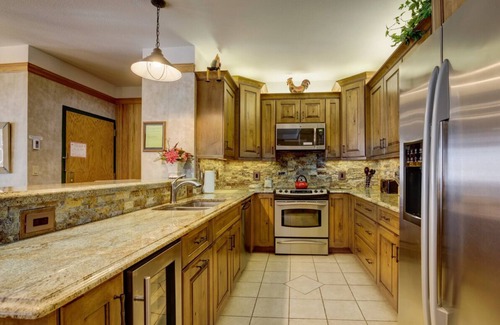 Mountain House Condo | Quiet Location, Private Indoor Hot Tub w/Mountain Views, Close to the Lifts