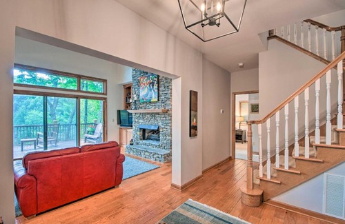 Sapphire House | Quiet Riverfront Escape with Deck and Fly Fishing!