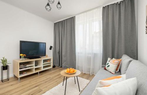 Zaspa Apartment | Racławicka Modern Studio for 4 Guests Gdańsk by Noclegi Renters