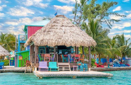 Placencia Cabin | Red Snapper Cabana at King Lewey Island Resort, Placencia Cayes, Belize
