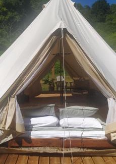 Ayen House | Relax in Nature Your Cozy, Fully Furnished Bell Tent Awaits