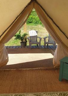 Ayen House | Relax in Nature Your Cozy, Fully Furnished Bell Tent Awaits