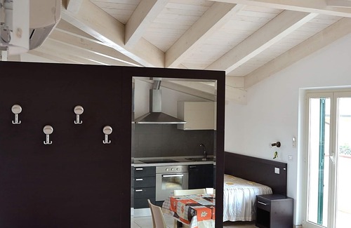 Roseto degli Abruzzi Apartment | Residence Zoe, open space apartment, 150 meters from the sea, city center.