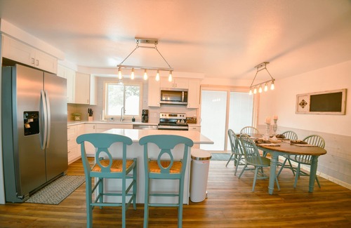 Iron River House | Ride your ATVs and snowmobiles directly from the house!