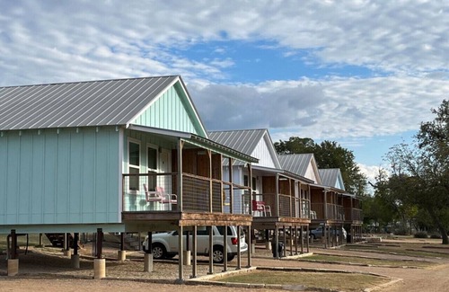 Kerrville Cabin | River View Deluxe King Cabin near Downtown #23