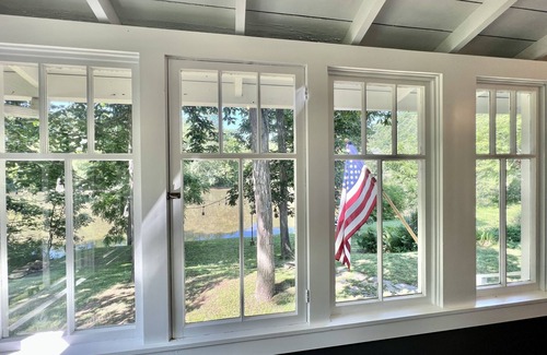 Everett Cottage | Riverfront Cottage offering a large enclosed porch overlooking the River!n