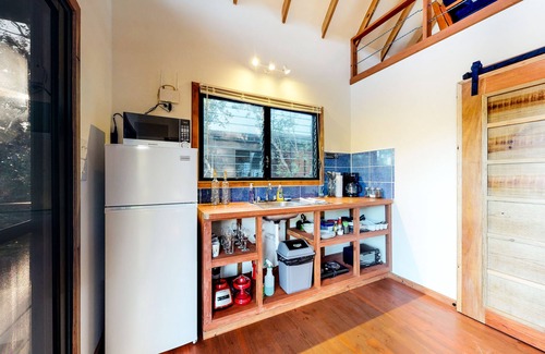 Surfside Cabin | Romantic cabana with veranda, hammock, partial AC & WiFi - walk to the beach