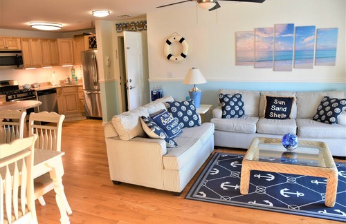 Seaside Heights Condo | Roof top pool & game room, 2 blocks to beach, 2/bedrooms, beach passes included